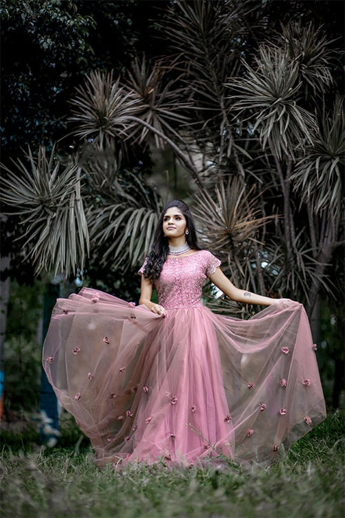 Bridal Gown Photography Wide Angle