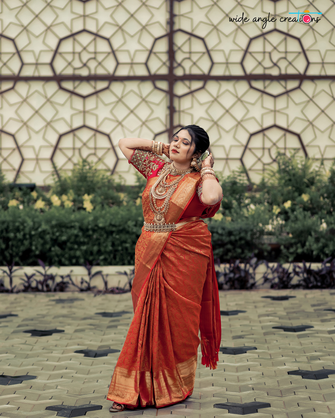 Creative Bridal Portraits Wide Angle