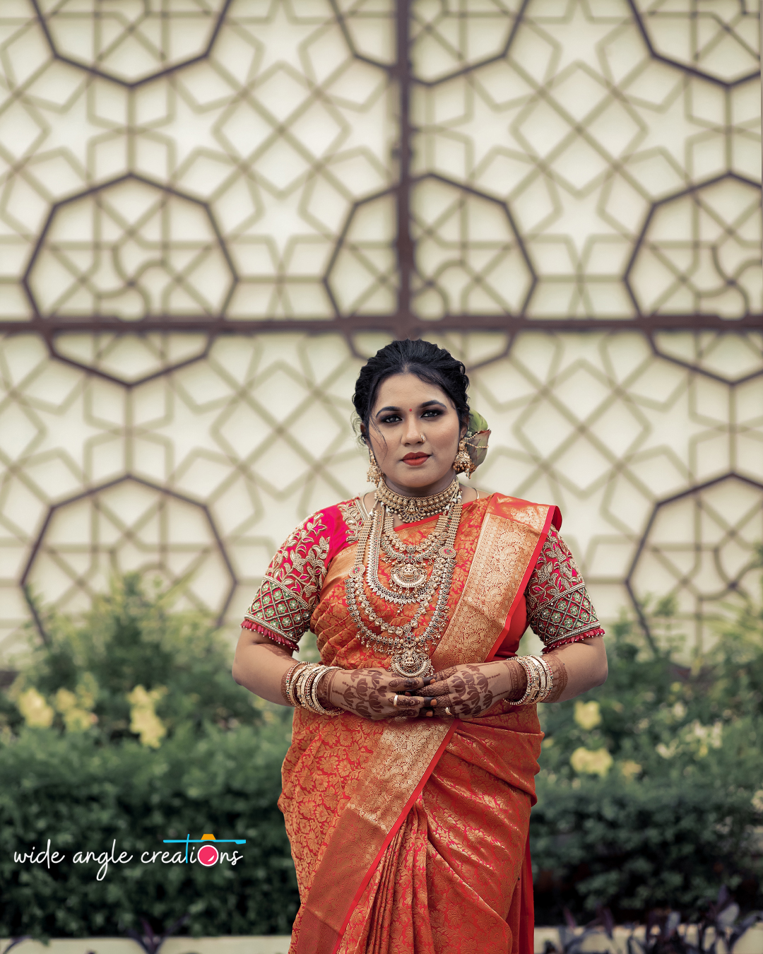 Creative Bridal Portraits Wide Angle