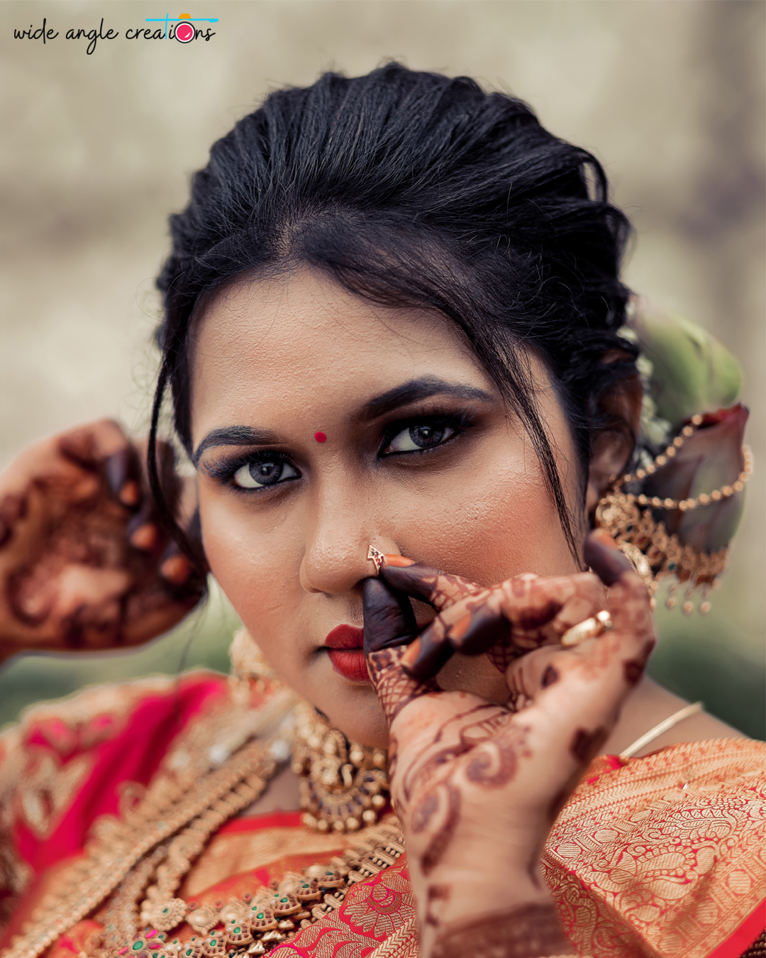 Creative Bridal Portraits Wide Angle