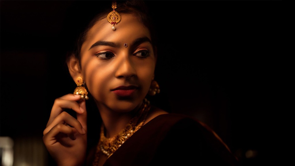 Exquisite Bridal Portrait - Fine Art Wedding Photography Coimbatore by Wide Angle