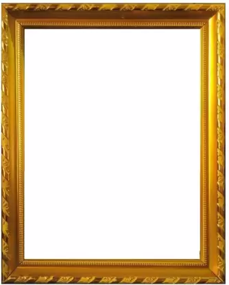 Gold photo frame