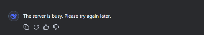 deepseek service busy image, deepseek error